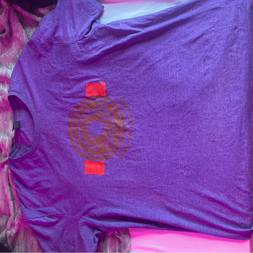 Vibrant Purple Polo Graphic Tee